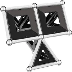 Geomag Black And White 68 Pieces 3 Geomag Black And White 68 Pieces - Image 3