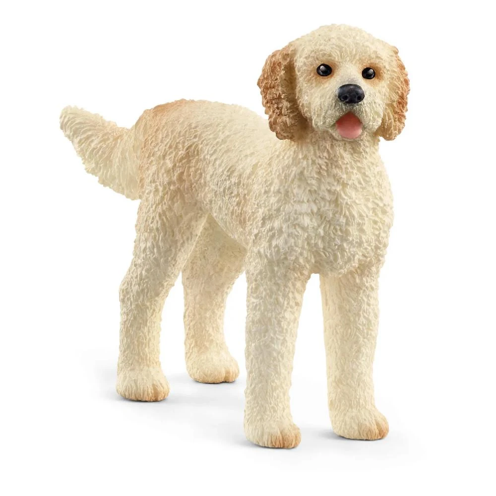 Schleich Goldendoodle Dog 1 Schleich Goldendoodle Dog