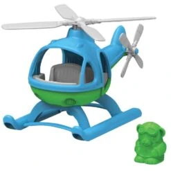 Green Toys Helicopter-Blue Top