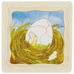 Goki Chicken 4 Layer Puzzle / Jigsaw