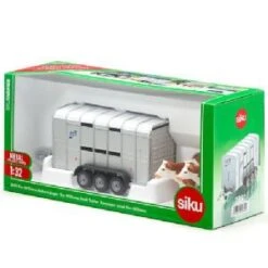 Siku Ifor Williams Livestock Trailer And Cows 1:32 Scale