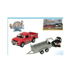 Kids Globe Pick Up, Trailer And Mini Excavator
