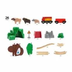 BRIO World Nordic Animal Train Set 33988
