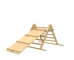 TP Pikler Wooden Toddler Climbing Triangle And Slide Board