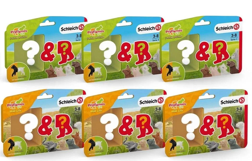 Schleich Puzzlemals Wild Life And Farm World 1 Schleich Puzzlemals Wild Life And Farm World