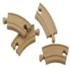 John Crane Short Curved Wooden Train Track