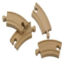 John Crane Short Curved Wooden Train Track
