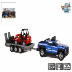 Kids Globe Pick Up With Trailer And Mini Loader