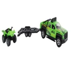 Kids Globe SUV Pick Up With Trailer And Quad