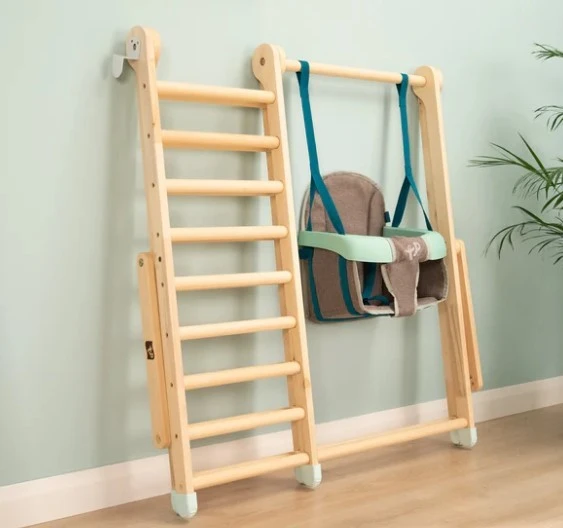 TP Wooden Climb And Swing Frame 1 TP Wooden Climb And Swing Frame