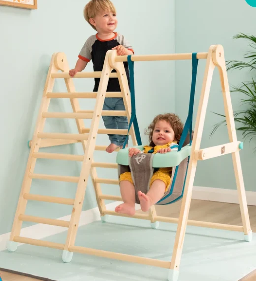 TP Wooden Climb And Swing Frame 2 TP Wooden Climb And Swing Frame - Image 2