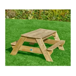 TP Deluxe Wooden Picnic Table Sandpit