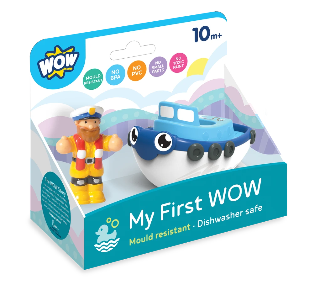 WOW Toys Tug Boat Tim 2 WOW Toys Tug Boat Tim - Image 2