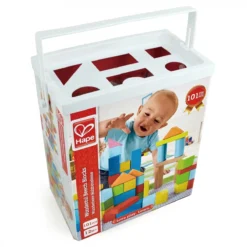 Hape 101 Wonderful Wooden Blocks Boxed
