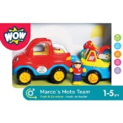 WOW Toys Marco's Moto Team Motor Bike And Car -Toys Promotion Store wowmarcob